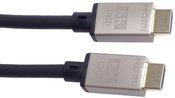 Ultra High Speed HDMI 2.1 cable 8K@60Hz, 4K@120Hz length 1.5m metallic gold plated connectors