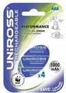 Uniross AAA (R03 Micro), 1000mAh 10 hours, 4 pcs.