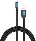 USB 2.0 A to Micro-B 3A cable 0.5m Vention COLBD black