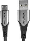 USB 2.0 A to Micro-B 3A cable 1.5m Vention COAHG gray