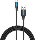 USB 2.0 A to Micro-B 3A cable 1.5m Vention COLBG black