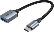 USB 3.0 Male to USB Female OTG Cable 0.15m Vention CCXHB (gray)