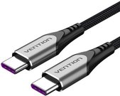 USB-C 2.0 to USB-C 5A Cable Vention TAEHG 1.5m Gray