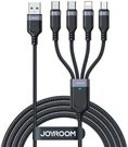 USB cable Joyroom S-1T4018A18, 4 in 1, 3.5A/Cable 1,2m (black)