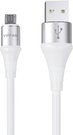 USB to Micro USB cable Vipfan Colorful X09, 3A, 1.2m (white)