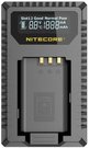 Nitecore USN2 Compacte Dubbel Lader voor Sony NB B1X met indicator + USB