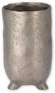 Vaza keramikinė sidabro spalvos D10,5xH18 cm St Tropez 101043