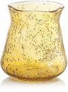 Vaza stiklinė gintarinė AM2775 h 27cm SAVEX