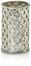 Vaza-žvakidė stiklinė su ornamentu 9.5x9.5x17.5cm SAVEX