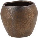 Vazonas keramikinis bronzos spalvos D18xH15,5 cm Amarah 101096