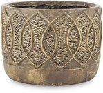 Vazonėlis keramikinis bronzinės sp. 16,5x22,5x22,5 cm 145483