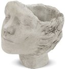 Vazonėlis - skulptūra betoninis Merginos veidas 24x17x22 cm 119683
