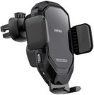 Vipfan W02 gravity car mount with 15W Qi inductive charger (black)
