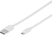 Vivanco кабель USB - microUSB 1.0м, белый (35816)