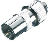 Vivanco coaxial connector, metal (48012)