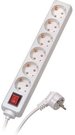 Vivanco extension cord 6 sockets 1.4m with switch, white (28260)