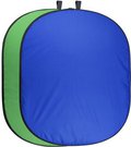 walimex pro Foldable Background green/blue 150x210cm