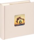 Album WALTHER ME-110-W Fun cream white 10x15 200, white pages | slip in | book bound | photo in cover