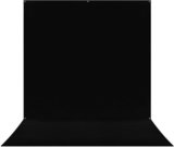 Westcott X Drop Pro Wrinkle Resistant Backdrop Rich Black Sweep (8' x 13')
