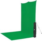 Westcott X Drop Wrinkle Resistant Backdrop Kit Green Screen Sweep (5' x 12')
