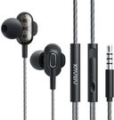 Wired earphones Blitzwolf AirAux AA-HE4, 3.5mm jack, 1.2m (black)