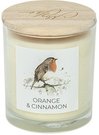 Žvakė sojų vaško indelyje apelsinų ir cinamono kvapo 250 g CL474 Viddop