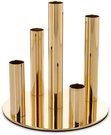 Žvakidė metalinė aukso spl. 5 žv. 18,5x18x18 cm 167871