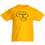 Vaikiški marškinėliai su Jūsų nuotrauka, užrašu, geltoni