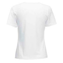 Moteriški marškinėliai su Jūsų nuotrauka, užrašu, balti