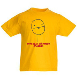 Kids T-shirt with your photo, the words, yellow