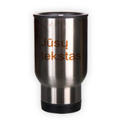 Stainless steel mug. Silver (250 ml)