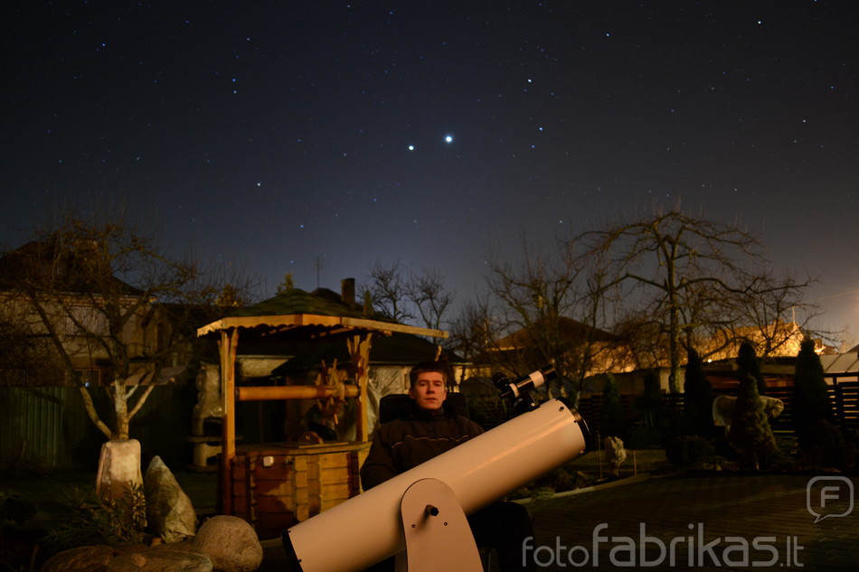 Jupiterio ir Veneros šokis danguje!